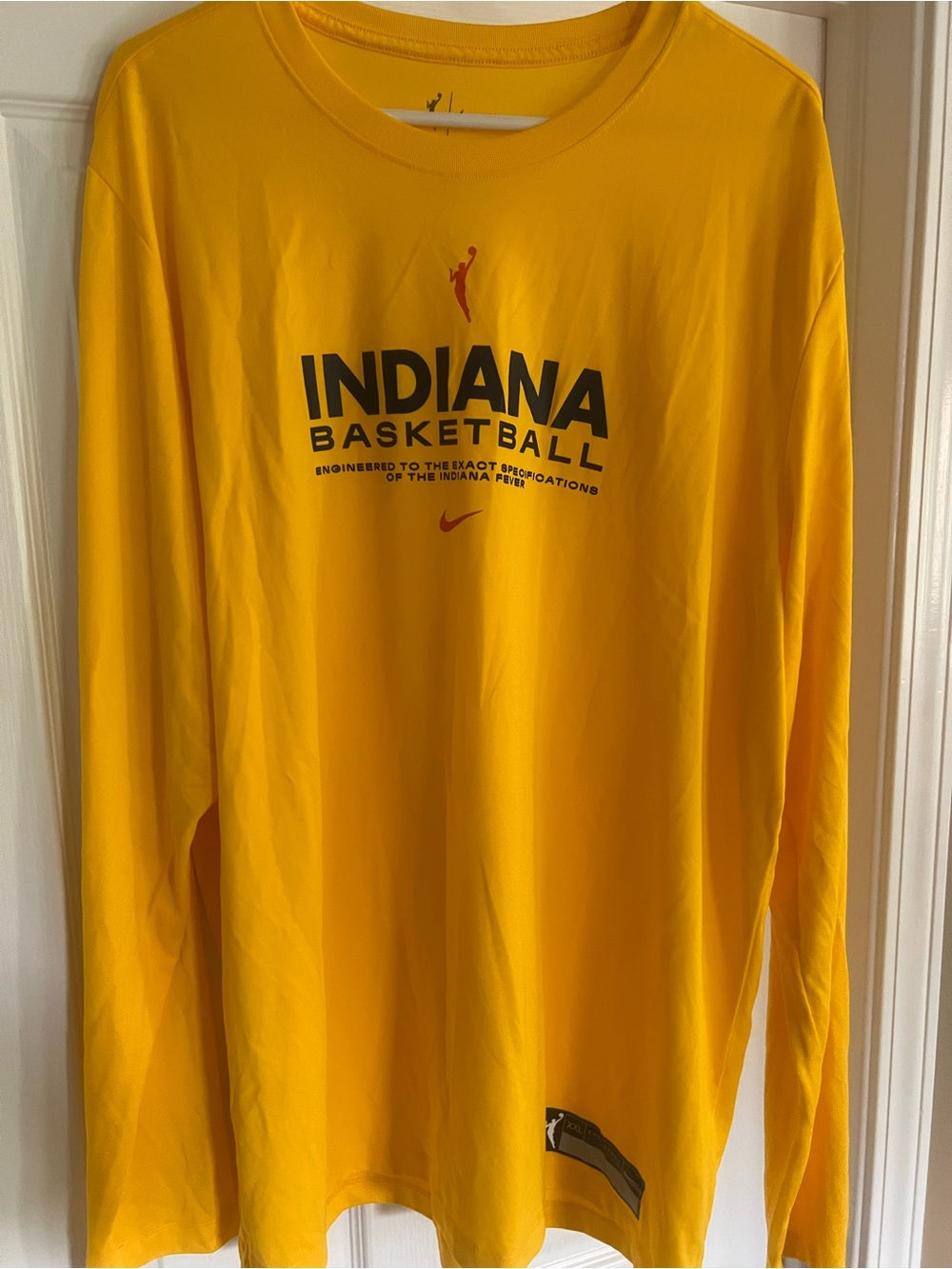 Nike Indiana Fever Basketball Long-Sleeve Shirt - Yellow